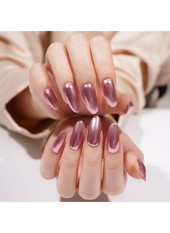 مجموعة كاملة من ملصقات جل الأظافر الممتازة مع معالجة بالأشعة فوق البنفسجية/LED | مجموعة عالية الجودة مع مبرد أظافر، ووسادات تنظيف، وأدوات خشبية، بجودة صالونات التجميل، سهلة الإزالة - Image 2